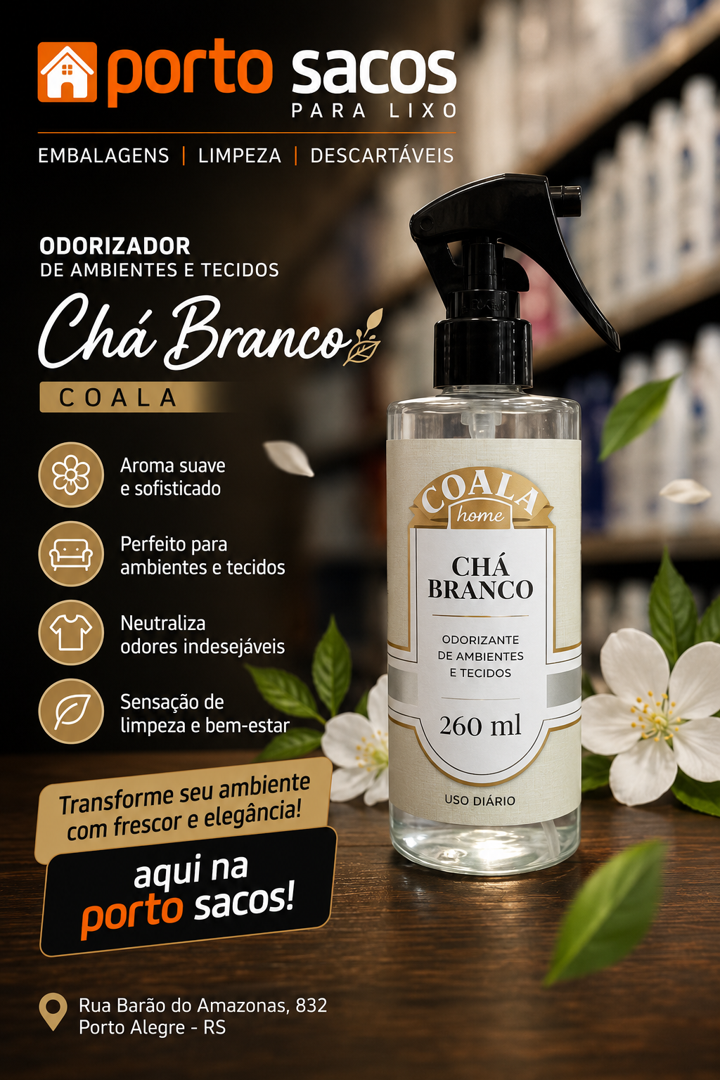 CHÁ BRANCO COALA HOME